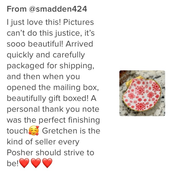 LOVE NOTES for some of my Trinket Shell Dishes - Picture 6 of 16